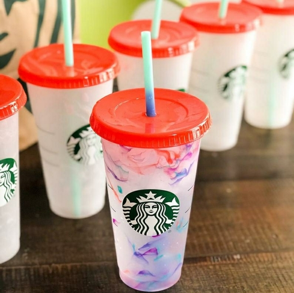 New Starbucks 2021 Color Changing Cold Swirl Cup - Picture 4 of 6